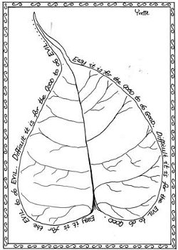 leaf art
